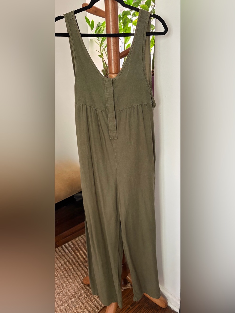 Longway Green Sleeveless Jumpsuit